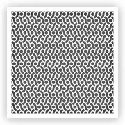 Pattern #4 Stencil - Choose a Size - Laser-Cut Reusable Plastic