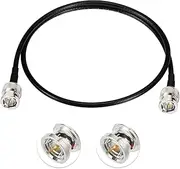 Bingfu SDI Cable BNC Male to Male (Belden 1855A) Cable 60cm for 4K HD 3G 6G SDI Vedio Camera Monitor Recorder Converter Broadcast Router Audio Gateway Hub RF Modulator