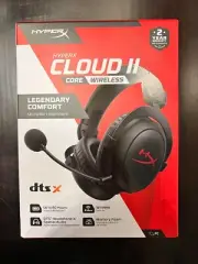 HyperX Cloud II Core Wireless Gaming Headset - PC PS5 PS4 Switch - New & Sealed