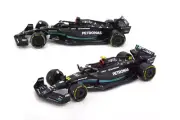 2023 MERCEDES-BENZ AMG PETRONAS F1 TEAM 2-PACK 1/43 DIECAST CAR BBURAGO 18-38201