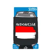 Indonesia Country Flag Nationality - Stubby Holder With Base
