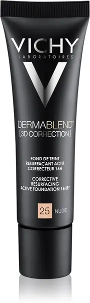 Vichy Dermablend 3D Correction Active Regenerating Foundation Corrector 16h 25 Nude 30ml