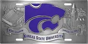 Siskiyou Sports Kansas St. Wildcats College Collector's Plate