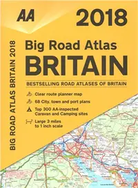 在飛比找三民網路書店優惠-AA 2018 Big Road Atlas Britain