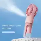 Handheld Mini Air Conditioner USB Rechargeable Misting Fan