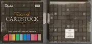 TEXTURED CARDSTOCK BRIGHTS-BRAND NEW/FACTORY SEALED-75 SHEETS/25 COLORS-6" x 6"