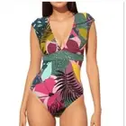 NWT BLEU ROD BEATTIE Jungle Plunge One Piece Swimsuit