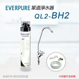 【Everpure】美國原廠 QL2-BH2單道淨水器(自助型-含全套配件)