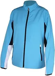 [Island Green] Women's Golf Ladies Water Repellent Ultra Light Breathable Windstopper Top