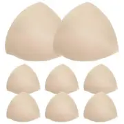 4 Pair Polka Dot Tops Women Bra Cup Inserts Bra Replacement Inserts Sports Bra Pads Foam Bra Inserts Bra Filler Pads