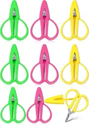 6 Pcs Mini Scissors Thread Tiny Scissors Colorful Travel Scissors Back to School