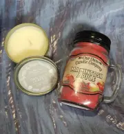 Our Own Candle Company Macintosh Apple Clove Jasmine + House Of Velas Candle!