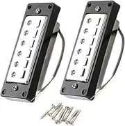 ifundom Instrument Pickup Set 2 Pairs Guitar Metal Pickups Enhance Sound Easy to Use