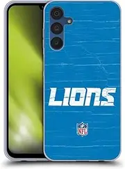 Head Case Designs Officially Licensed NFL Distressed Look Detroit Lions Logo Gel Case [Military Grade Protection] Compatible with Samsung Galaxy A15