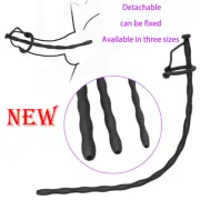 Silicone Urethral Penis Plug Through-hole Urethra Stretcher Sound Dilator Hollow