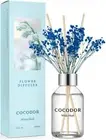 COCODOR Flower Reed Diffuser Set / 3.4oz / White Flower/3.4Ounce,
