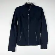 NEW Lululemon Women's Define Luon Full Zip Lightweight Jacket Solid Black 8