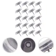 20Pcs Silicone Adjustable Threaded Stem Nail On Slider Glide Pad