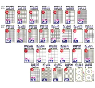 鶴屋 電腦標籤紙 白 L3570 24格 650大張/小箱 影印 雷射 噴墨 三用 標籤 出貨 貼紙 (6.7折)