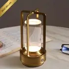 Modern LED Table Lamp USB Rechargeable Dimmable Cordless