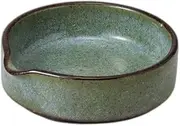 Unofu Gurin Katakuchi Small Plate, 3.4 x 3.1 x 1.1 inches (8.6 x 8 x 2.7 cm) | Ceramic, Setomonohonpo