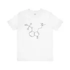 psilocybin molecule Unisex Jersey Short Sleeve Tee