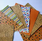 8 Sheets HALLOWEEN printed Paper. Scrapbooking, Craft 12"X12" set#A