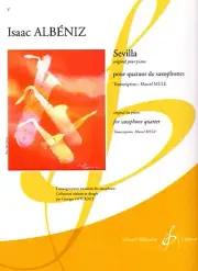 Isaac Albeniz - Sevilla - for saxophone quartet