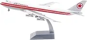 Pre-Built Model Aircraft 35CM for Air Canada B747-200 C-GAGA Diecast Model Airplane 1:200 Scale Collectible with Stand Miniature Airplane Model