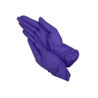 在飛比找蝦皮購物優惠-(20支入) 3D波紋 ✨指滑加強 紫色NBR手套 加長無粉