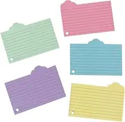 SHINEOFI Index Cards Bulk 125 Sheets of Cloud Shape Flashcards for Effective Studying