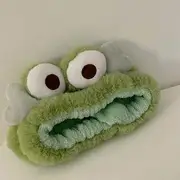 Frog Chenille Face Wash Headband (various designs) Headband - Green - One Size