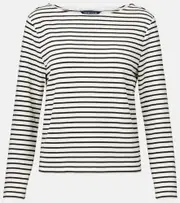 [Veronica Beard] Veronica Beard Hovey striped top AU 16 white