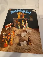 Vintage Whitman Nativity Set Manger Scene Paper Doll Book 1973 Unpunched