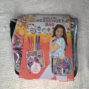 Just My Style Unicorn Messenger Bag 5 Markers Included 20 Sparkling Stones NEW
