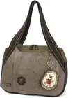 New Chala Bowling Zip Tote Large Bag Stone Gray Coin Purse HEDGEHOG-A Gift