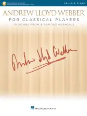 Andrew Lloyd Webber for Classical Players Cello & Piano Sheet Music Book & Audio
