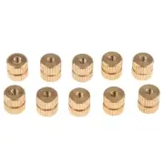 10 Pieces Baritone Knurled Screw for Brass Instrument Replacement Parts