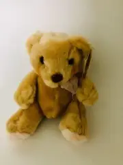 RUSS SOFT GOLDEN BROWN TEDDY BEAR AMBER PLUSH NWT