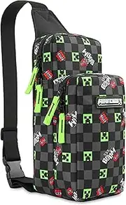 [Minecraft] Bum Bag Children's Shoulder Bag Belt Bag Cool Trendy Bum Bags Kids Boys Outdoor School Travel