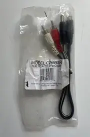 Lorex RCA or BNC and power to 6-PIN-DIN converter cable New