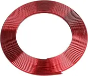 zolyet 8 Meters Body -Collision Strip Electric Bumper Protective Strip Skateboard Decorative Strip Replaceme for M365 Red