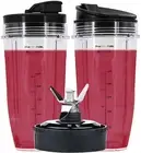 24oz Cups Compatible with Nutri Ninja Auto IQ Series Blender, Pro Replacement...