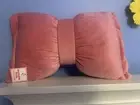Target Bullseye's Playground Valentine's Day Pink Bow Pillow 14"L x 10"W New