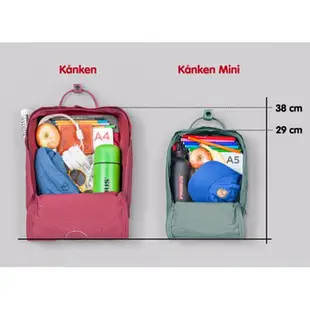 瑞典Fjallraven Kanken Mini F23561-620復古後背包 小型方型書包- 軍綠色