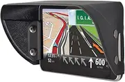 TFY GPS Navigator Sunshade Universal GPS Sun Shade & Glare Visor Shield for 5 inch Car Navigator
