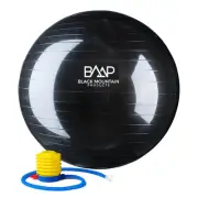 2000-Pound Anti Burst Exercise Stability Ball with Pump, 85cm, Black