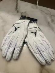 Superbad 5.0 Football Gloves White/Black Men’s Size 4XL Nike Jordan Logo ￼