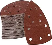 90 PCS Oscillating Tool Detail Sanding Pads Kit, Reusable Triangle Sanding Pads, Multitool Sandpaper 40/60/80/120/180/240 Grit Hook & Loop for Metal Wood Rubber Wood Surfaces Polish Sand