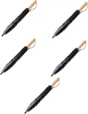 Ciieeo 5pcs Chimney Cleaning Brush Sturdy Nylon Duct Cleaner Tool for Maintenance Dryer Vent Cleaning Lightweight Design for Easy Use